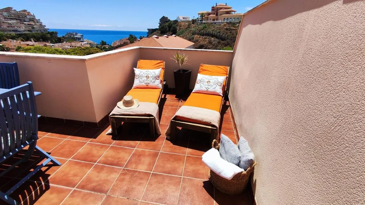 2Bdr Penthouse, Terrace, Bbq, Pools And Sea View In Benalmadena Apartment 0*,