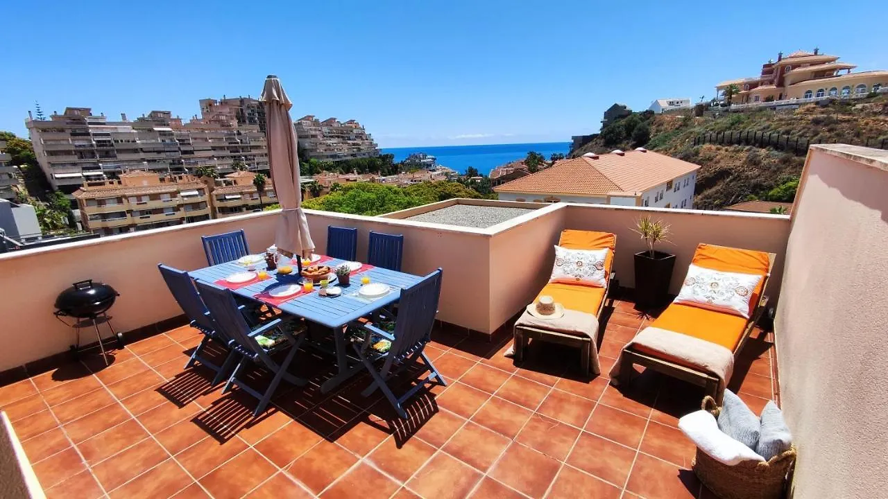 2Bdr Penthouse, Terrace, Bbq, Pools And Sea View In Benalmadena location